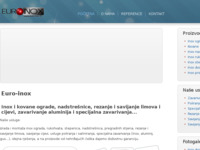 Frontpage screenshot for site: (http://www.euro-inox.hr/)