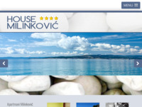 Frontpage screenshot for site: House Milinković - Apartmani (http://www.house-milinkovic.com/)