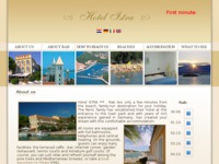 Frontpage screenshot for site: (http://www.hotel-istra.hr/)