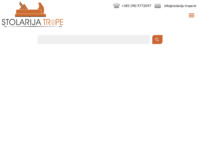 Frontpage screenshot for site: (http://www.stolarija-trope.hr/)