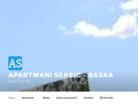 Frontpage screenshot for site: Apartmani Seršić, Baška (http://www.apartmani-sersic.com)