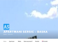 Frontpage screenshot for site: Apartmani Seršić, Baška (http://www.apartmani-sersic.com)