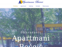 Frontpage screenshot for site: Apartmani Bečeić - Njivice (http://www.apartmani-beceic.hr/)