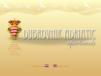 Frontpage screenshot for site: Privatni smještaj u Dubrovnik Adriatic apartmanima (http://www.dubrovnik-adriatic.com/)