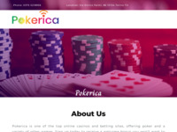 Frontpage screenshot for site: Pokerica.net (http://www.pokerica.net/)