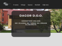 Frontpage screenshot for site: (http://www.dagor.hr)