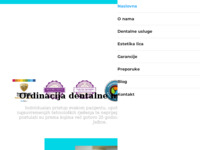 Frontpage screenshot for site: (http://www.dental-care-croatia.com/)