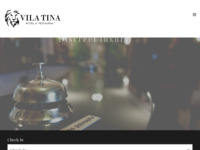 Frontpage screenshot for site: (http://www.hotelvilatina.hr/)