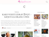 Frontpage screenshot for site: (http://www.savjetnica.com/)