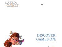 Frontpage screenshot for site: Cateia Games - službena stranica (http://www.cateia.com/)