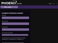 Frontpage screenshot for site: (http://www.hotelphoenix.hr)