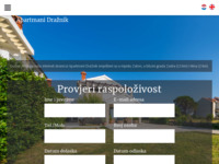 Frontpage screenshot for site: (http://www.apartments-croatia-pesa.com)