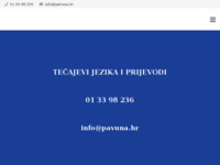 Frontpage screenshot for site: Pavuna d.o.o. (http://www.pavuna.hr)