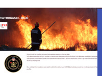 Frontpage screenshot for site: Dobrovoljno vatrogasno društvo Bilje (http://www.dvd-bilje.hr)