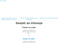 Frontpage screenshot for site: (http://www.srna-usluge.hr)