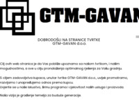 Slika naslovnice sjedišta: GTM Gavan, Ogulin (http://www.gavan.hr/)