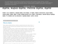 Frontpage screenshot for site: Sve dijete i sve o dijetama (http://najboljadijeta.blogspot.com/)