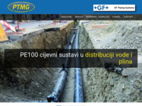 Frontpage screenshot for site: PTMG d.o.o. - Georg Fischer (http://www.ptmg.hr)