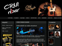 Frontpage screenshot for site: Crni ribar band (http://www.crni-ribar.hr/)