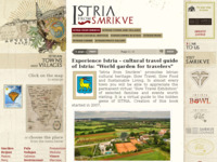 Frontpage screenshot for site: Istra iz Smrikvi (http://www.smrikve.com/istria/)