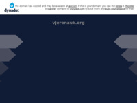 Frontpage screenshot for site: Vjeronauk na Internetu (http://www.vjeronauk.org)