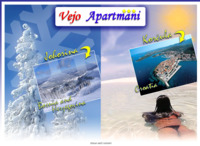 Frontpage screenshot for site: (http://www.vejo-apartmani.com)