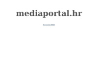Frontpage screenshot for site: Media portal (http://www.mediaportal.hr)