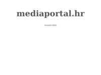 Frontpage screenshot for site: (http://www.mediaportal.hr)