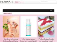 Frontpage screenshot for site: (http://www.femina.hr)