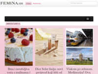 Frontpage screenshot for site: Femina.hr (http://www.femina.hr)