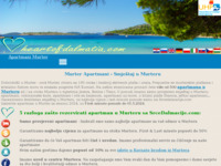 Frontpage screenshot for site: Srce Dalmacije (http://www.srcedalmacije.com)