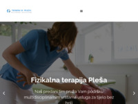 Frontpage screenshot for site: (http://www.fizikalnaterapija-plesa.hr)