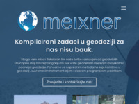 Frontpage screenshot for site: Meixner.hr - geodezija (http://meixner.hr/)