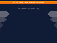 Frontpage screenshot for site: (http://www.divineenergypark.org)