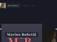Frontpage screenshot for site: (http://www.marino-bobetic.iz.hr/)