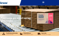 Frontpage screenshot for site: Breza - proizvodnja i trgovina (http://www.breza-nasice.hr)