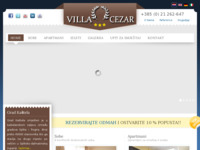 Frontpage screenshot for site: Villa Cezar (http://www.villa-cezar.com)
