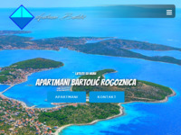 Frontpage screenshot for site: Apartmani Bartolić (http://www.apartmani-bartolic.com)