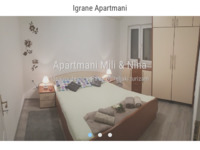 Frontpage screenshot for site: Igrane - Apartmani Tolj (http://www.igrane-apartmani.com/)