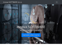 Frontpage screenshot for site: Innova software (http://www.innova.hr)