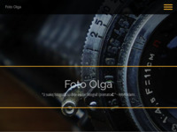 Frontpage screenshot for site: (http://www.foto-olga.hr)