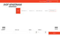 Frontpage screenshot for site: (http://www.ivop-apartmani.com)