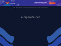Frontpage screenshot for site: (http://www.e-cigarete.net)