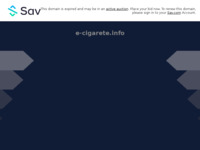 Slika naslovnice sjedišta: Forum o elektroničkim cigaretama - e-cigarete.info (http://www.e-cigarete.info)