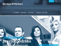 Frontpage screenshot for site: Odvjetničko društvo Škrobot i partneri (http://www.skrobotipartneri.hr)