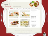 Frontpage screenshot for site: (http://www.catering-dodivero.hr)