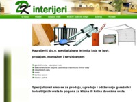 Frontpage screenshot for site: (http://www.dk-interijeri.hr)