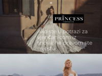 Frontpage screenshot for site: (http://www.vjencanice-princess.hr)