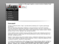 Frontpage screenshot for site: (http://www.vitrage.hr)