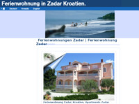 Frontpage screenshot for site: Zadar-apartmani i sobe Zadar (http://www.holiday-adria.de)